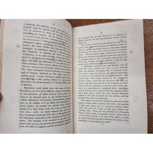 219 - An antique hardback book titled 'An Introduction to the Study of Fossil Organic Remains' by James Pa... 