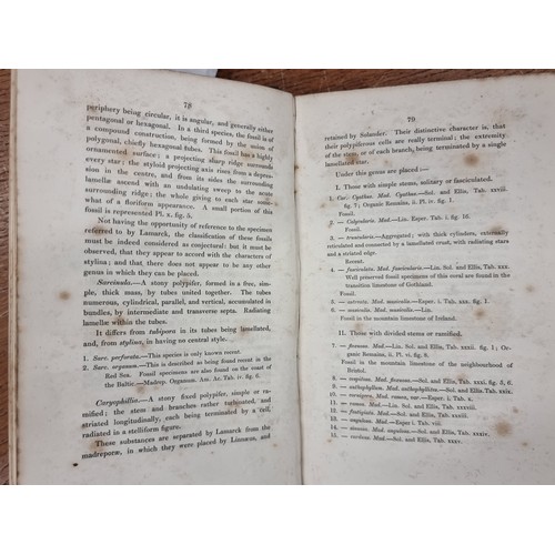 219 - An antique hardback book titled 'An Introduction to the Study of Fossil Organic Remains' by James Pa... 
