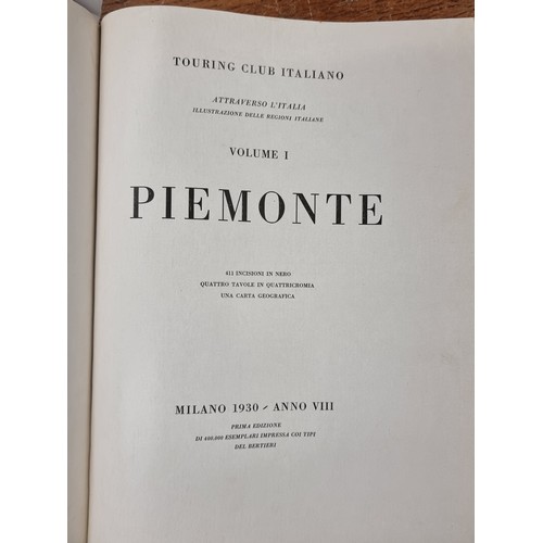 222 - Two great Italian books including an antique edition titled 