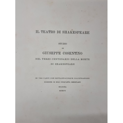 222 - Two great Italian books including an antique edition titled 