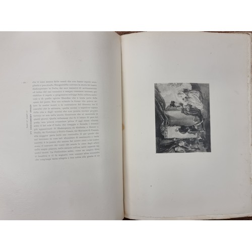 222 - Two great Italian books including an antique edition titled 