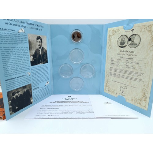 41 - Two presentation coin wallets issued by the Dublin Mint the first entitled 