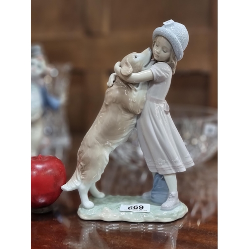 An impressive example of Lladro titled 