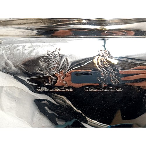 501 - Super Star Lot: A brilliant and rare antique Irish silver three piece tea set by Thomas West of Dubl... 