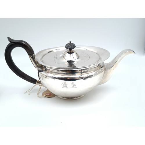 501 - Super Star Lot: A brilliant and rare antique Irish silver three piece tea set by Thomas West of Dubl... 