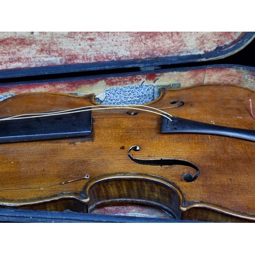 129 - Star Lot: an incredible antique Henry Betts violin dating to the early 19th century. Features incred... 