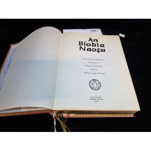 170 - A large Irish language Bible. ''An Bíobla Naofa''. Published in 1981 by An Sagart publishing, Kildar... 