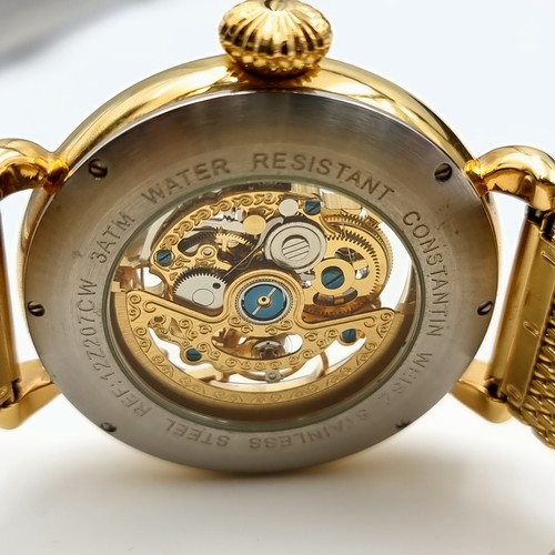 910 - Star Lot :A fabulous Constantin Weisz Automatic 22 Jewel wristwatch model Tourbillon T30CW 09/99. Fe... 