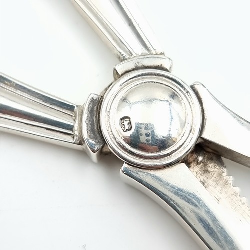 510 - A fine pair of fabulous Sterling Silver grape sissors. Hallmarked Sheffield, circa 1931 with a maker... 