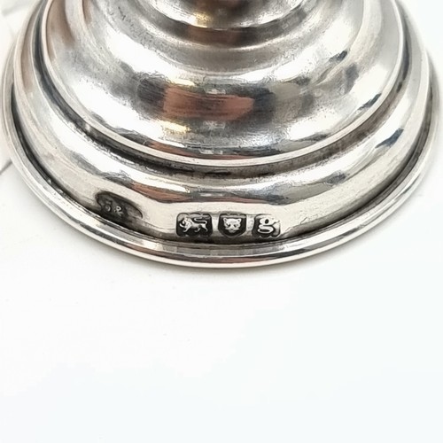 513 - A great example of a Kiddich cup, with a graduated base and beautiful etched detailing to body. Hall... 