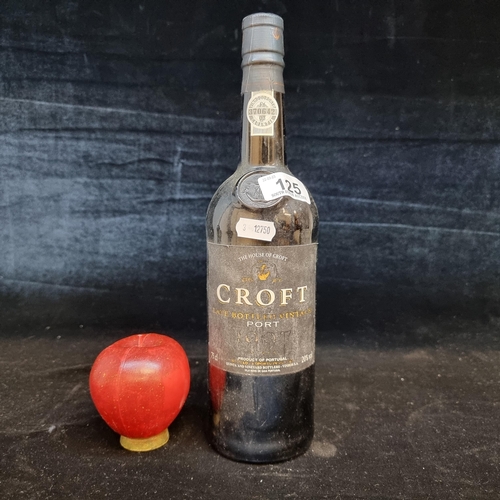 125 - A sealed 75cl bottle of 1997 Croft Late Bottled Vintage Port. Similar retails for € 64 on wine-searc... 