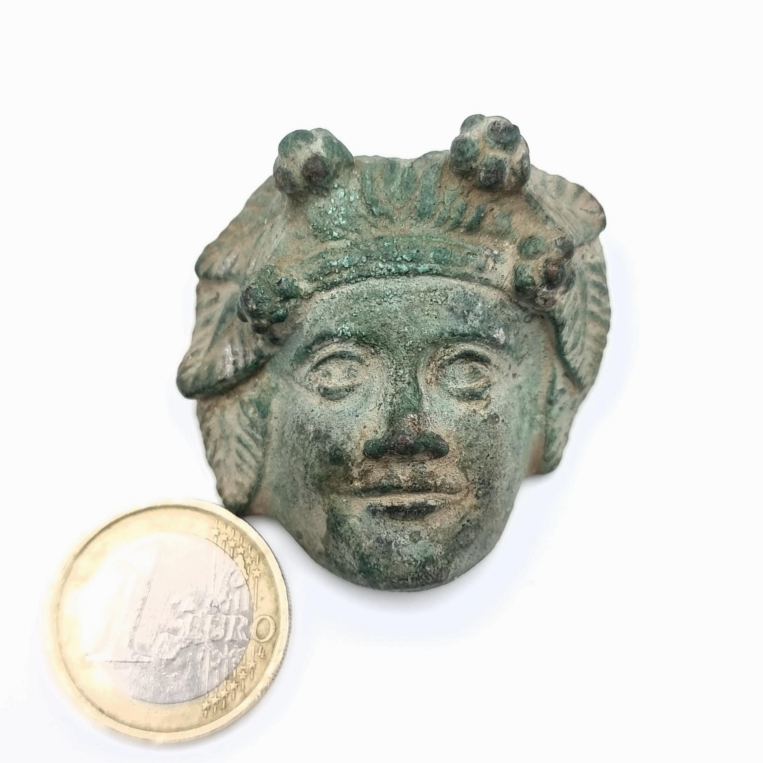 An ancient and exciting Bronze Roman (100-400 A.D) Appliqué