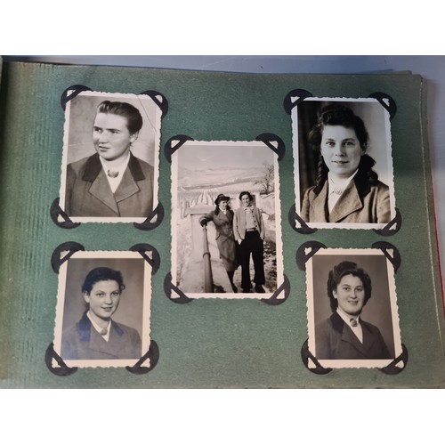 160 - A genuine vintage German photo album - depicting women in the German Girl's League under the banner ... 