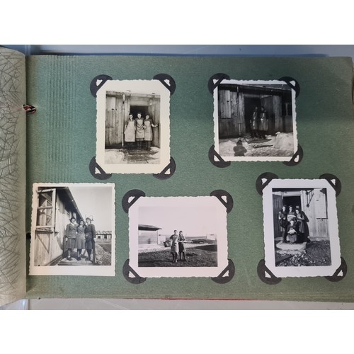 160 - A genuine vintage German photo album - depicting women in the German Girl's League under the banner ... 