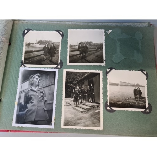 160 - A genuine vintage German photo album - depicting women in the German Girl's League under the banner ... 