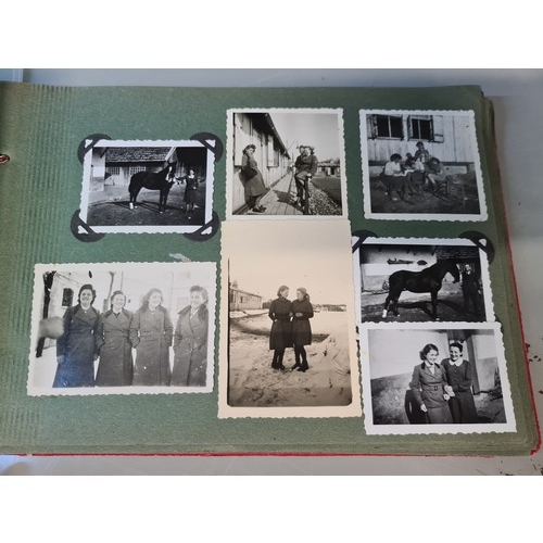 160 - A genuine vintage German photo album - depicting women in the German Girl's League under the banner ... 