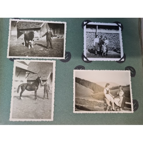 160 - A genuine vintage German photo album - depicting women in the German Girl's League under the banner ... 