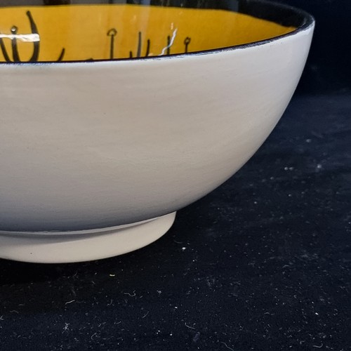 149 - Star lot : A large beautiful studio pottery bowl by John Ffrench b1928-2101 for Arklow Pottery Studi... 