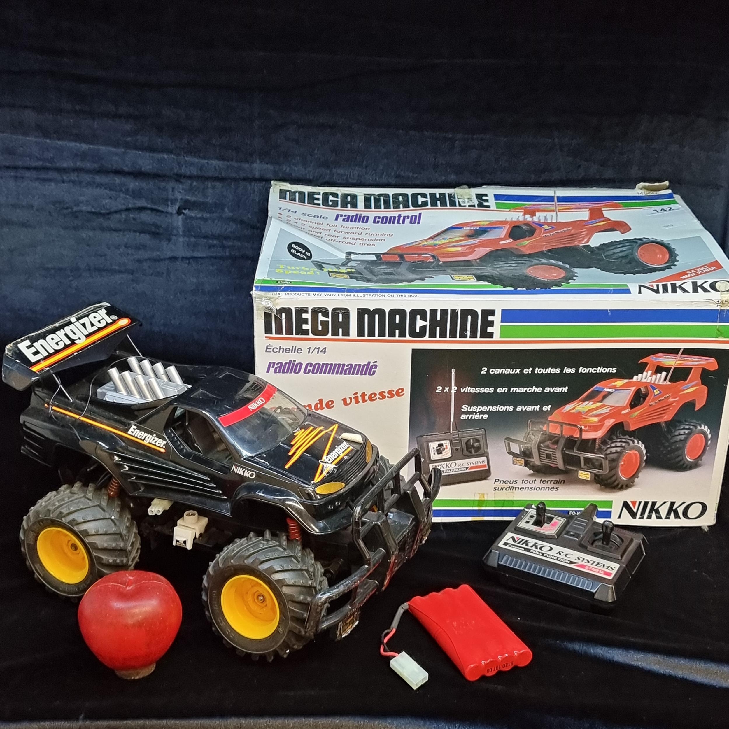 A Nikko Mega Machine radio controlled monster truck. With a 2 channel ...