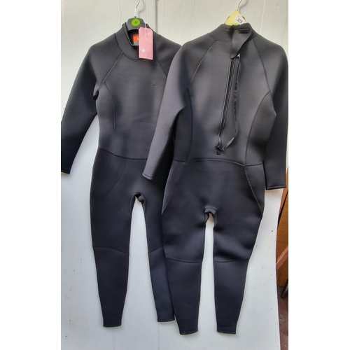 378 - Two brand new  full body wet suits in size M and size XL. Perfect for the cold Irish sea!