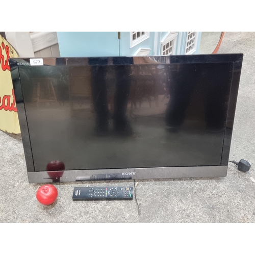 672 - A Sony Bravia 32