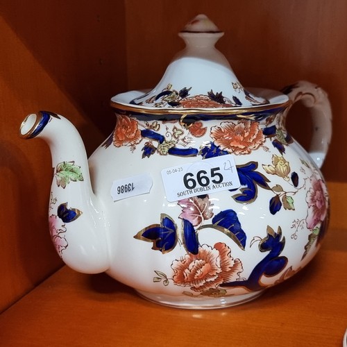 665 - Star lot : An incredible twenty-seven piece tea service by Mason's Ironstone in their iconic 