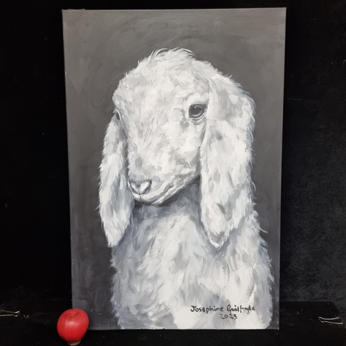 107 - A lovely original acrylic on board painting titled 