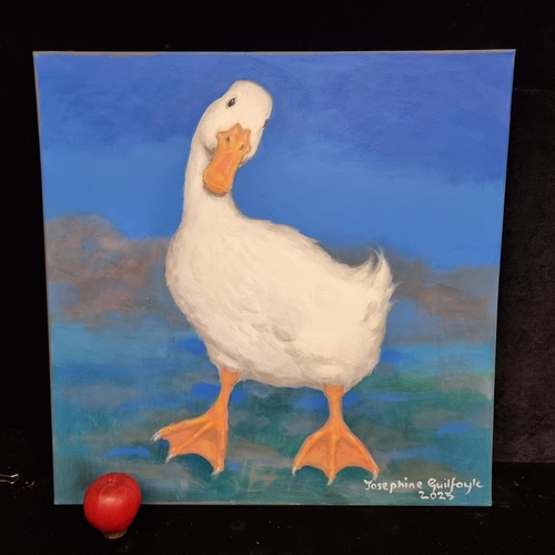108 - A lovely original acrylic on board painting titled 