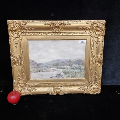 62 - Star Lot: A fabulous original antique watercolour on paper painting by the Scottish artist William K... 