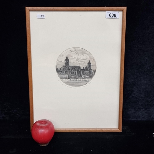 88 - A fabulous vintage original limited edition (58/100) copper plate etching titled 