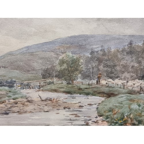 62 - Star Lot: A fabulous original antique watercolour on paper painting by the Scottish artist William K... 