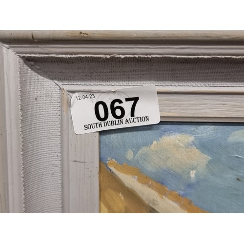67 - Star Lot: A wonderful original oil on board painting by the Irish artist Liam Proud (b.1920-d.1995) ... 