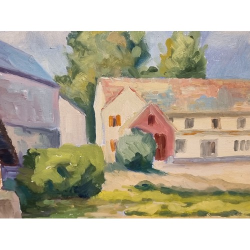 67 - Star Lot: A wonderful original oil on board painting by the Irish artist Liam Proud (b.1920-d.1995) ... 