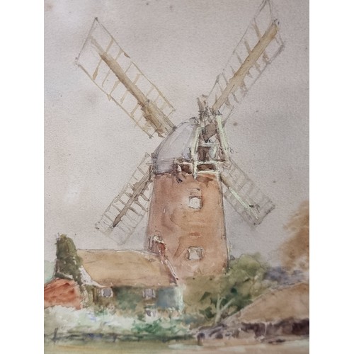 77 - Star Lot : A charming original watercolour and gouache on paper painting by the esteemed Irish artis... 