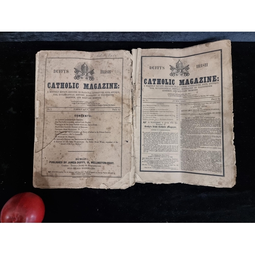 303 - Star Lot: Two amazing antique supplement papers titled 