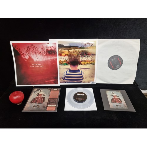 220 - Two signed vinyl releases by the popular Indie band ''Villagers''. Including the album ''Awayland'' ... 