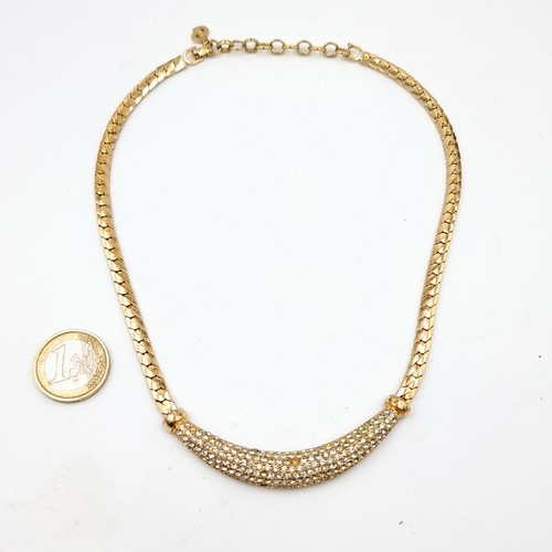 27 - Star Lot: A truly beautiful vintage genuine Christian Dior collar necklace, this rare necklace featu... 
