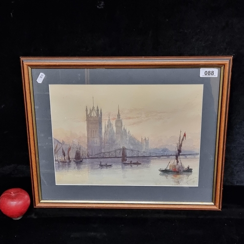 88 - A delightful antique original watercolour on paper painting by the artist George Palmer Churcher fea... 