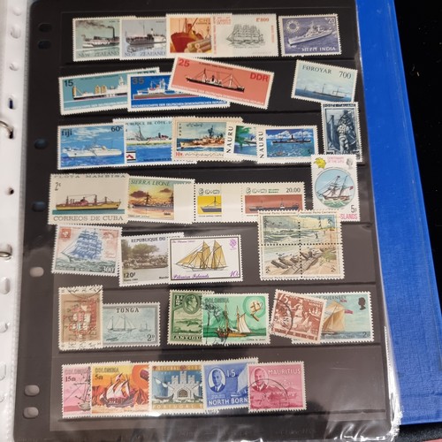 236 - A brilliant thematic collection of mainly mint stamps and sheetlets concerned with ships and shippin... 