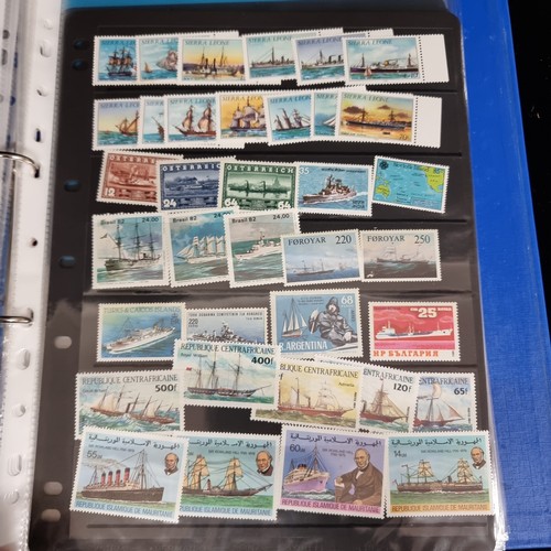 236 - A brilliant thematic collection of mainly mint stamps and sheetlets concerned with ships and shippin... 