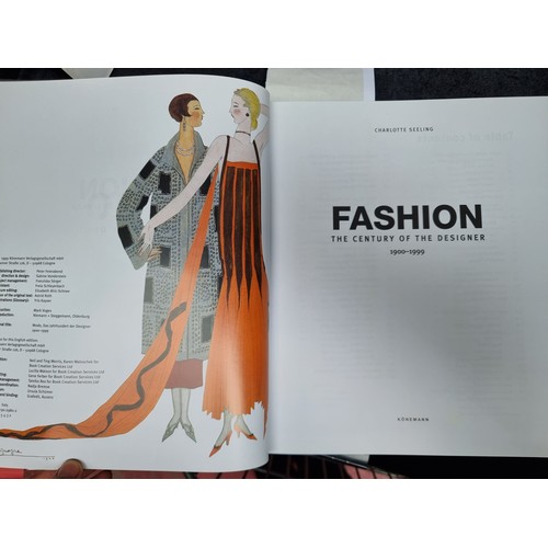 285 - Three large hardback books of fashion interest including 'Unseen Vogue', 'Fashion the Century of the... 