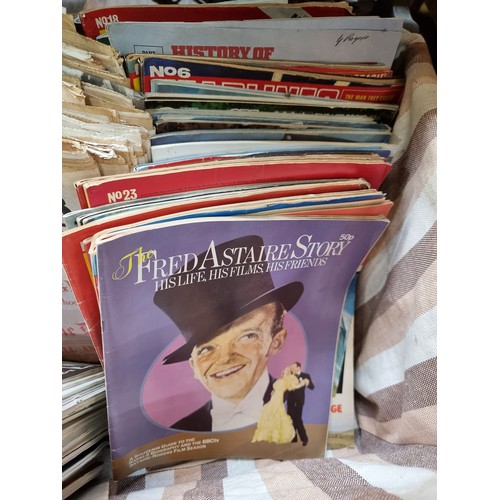 466 - A large collection of over 100 vintage magazines including The Fred Astaire Story, Pictures & Prints... 