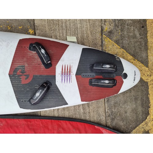 902 - Star lot : A  high quality Jimmy Styks wind Surf  board with branded case. These high quality boards... 