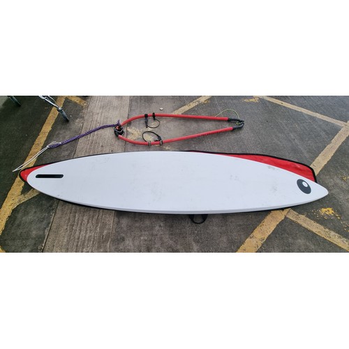 902 - Star lot : A  high quality Jimmy Styks wind Surf  board with branded case. These high quality boards... 