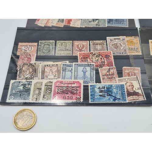 38 - A collection of Italian and Ethiopian stamps. Including high cat value mint sets.