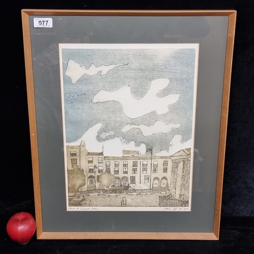 77 - Star Lot : A nicely sized limited edition (3/30) aquatint etching titled  