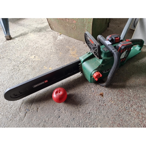 935 - A Parkside cordless chainsaw, model PKSA 40-Li A1. Available on ebay.com for €99.