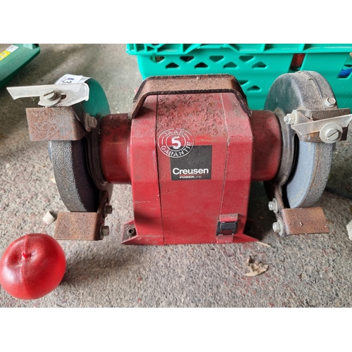 936 - A Creusen Powerline double bench grinder. Similar Creusen models retail for €339 on dreschlershop.de