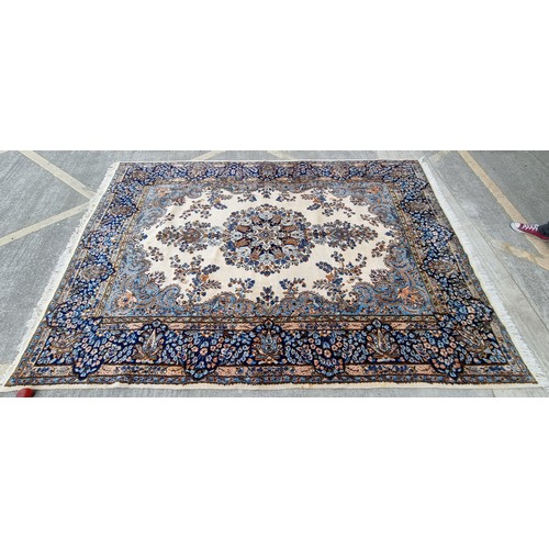 871 - Star Lot : A stunning large Tabriz  hand knotted wool on cotton rug 160,000 knots with persian desig... 