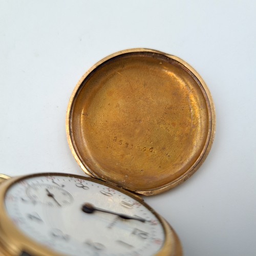 38 - A vintage American Elgin Watch Company pocket watch, stating 